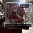 Ricky Pearsall Signed San Francisco 49ers Flash Speed Mini Helmet BAS Witnessed