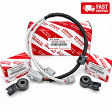 New For Toyota Denso 2pcs Knock Sensor 89615-20090 Harness 82219-48010 New For Toyota Denso 2pcs Knock Sensor 89615-20090 Harness 82219-48010