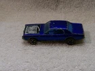 Hot Wheels Redline, 1968 Custom Cougar, blue with white interior. Hong Kong