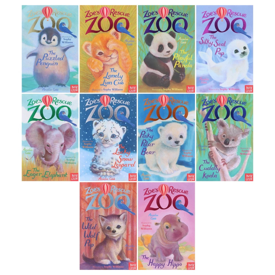 Zoes Rescue Zoo Series 1 By Amelia Cobb 10 Books Collection Set - Ages 5-7 - PB - Image 2 of 4