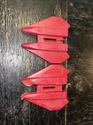 GI Joe Vehicle Cobra Night Raven Red Housings Missile Bomb 1986 OEM Melted Spots