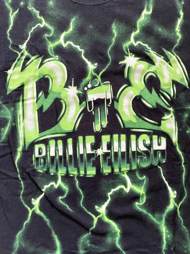 Billie Eilish Green Lightning Black 