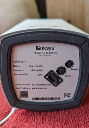 Linksys Atlas Pro 6 mx5500 Dual Band Mesh Wifi 6 System 1 Pack (G3