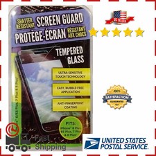 Shatter Resistant Screen Guard Temper Glass Fits iPhone 6Plus,6S Plus,7plus8Plus