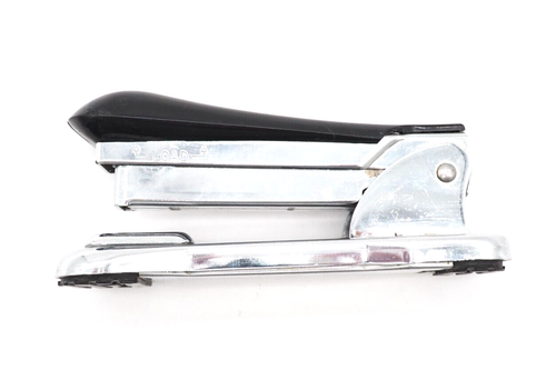 ACE CADET Model 302 Lift Top Vintage metal Stapler - Made in USA (1960s) - Black - Picture 4 of 6