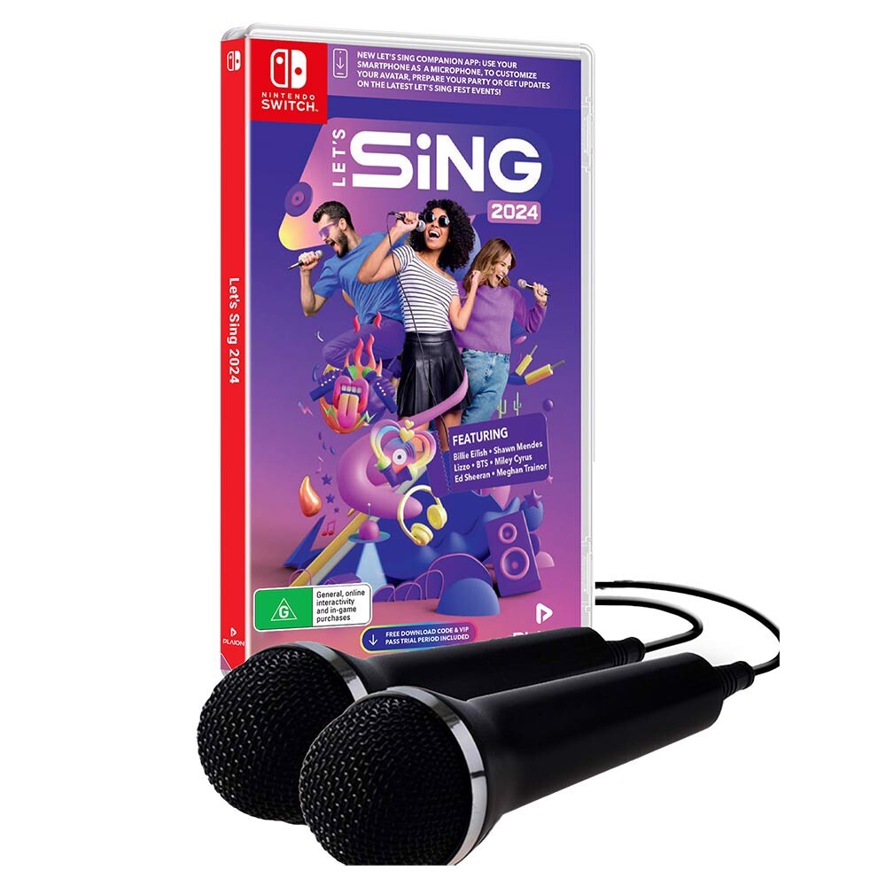 Let's Sing 2024 Microphone Bundle Australia