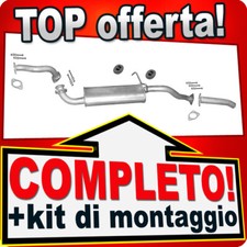 Scarico Completo per MITSUBISHI PAJERO I 3.0 V6 SWB 3-porte 1988-1991 Marmitta