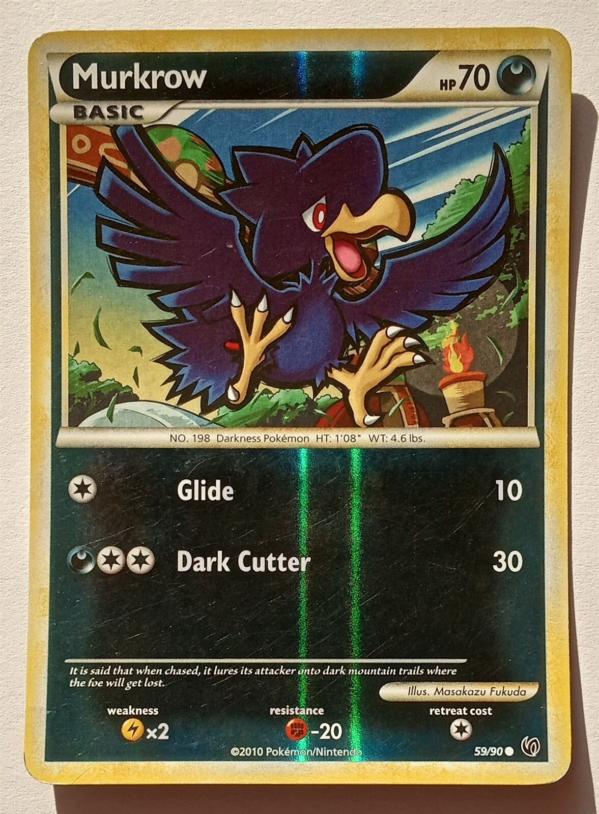 Pokemon - Murkrow - Undaunted 59/90 - Reverse Holo - MP