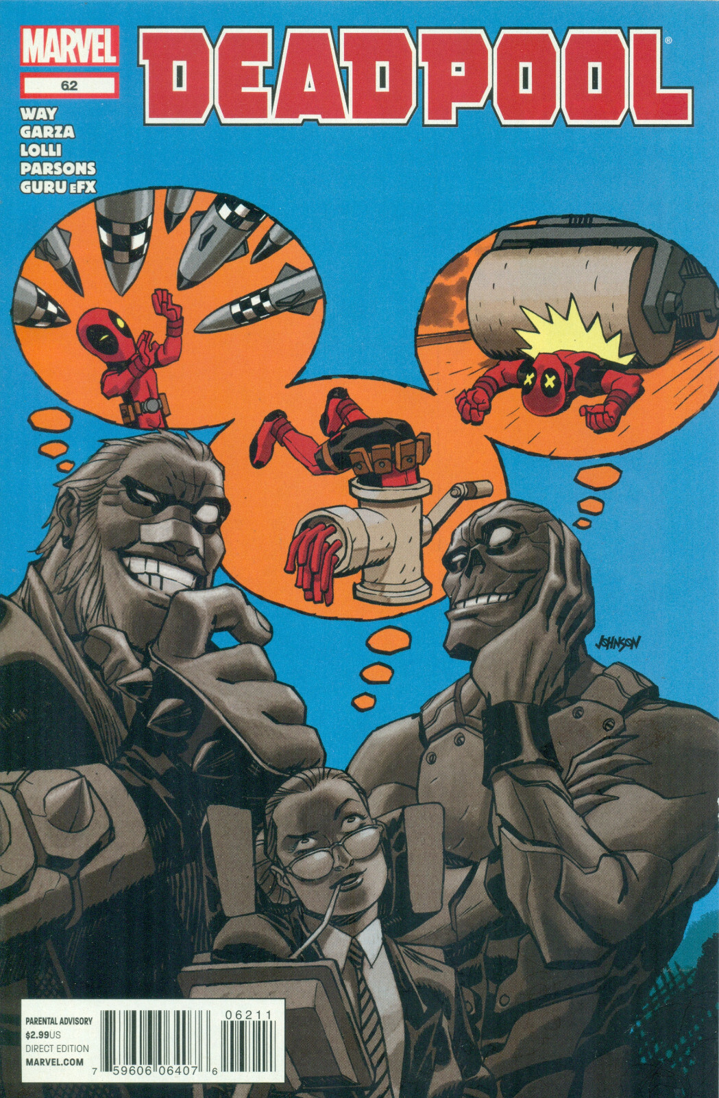 Deadpool Vol 2 #62 Way Garza Taskmaster App Wade Wilson Johnson Cover ...