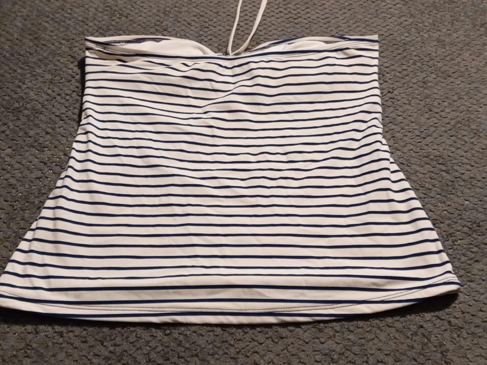 JUEGO DE BIKINI DE 2 PIEZAS SPERRY TOPSIDER PARA MUJER PRECIO DE VENTA SUGERIDO POR EL FABRICANTE $120 NÁUTICO AZUL MARINO Y MARFIL LENTEJUELAS Foto 4 de 4