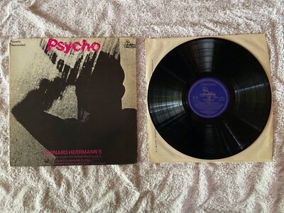 Psycho Score - Bernard Herrman Vinyl LP 1976 Unicorn Records Soundtrack VG+