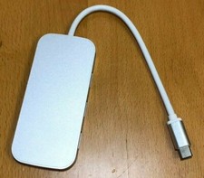 USB C Hub Type C Adapter Hub with 3 USB 3.0 Ports Micro SD SDHC Card Slots