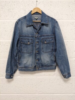 Paul Smith Jeans Denim Jacket Blue Button Up Trucker 90s  