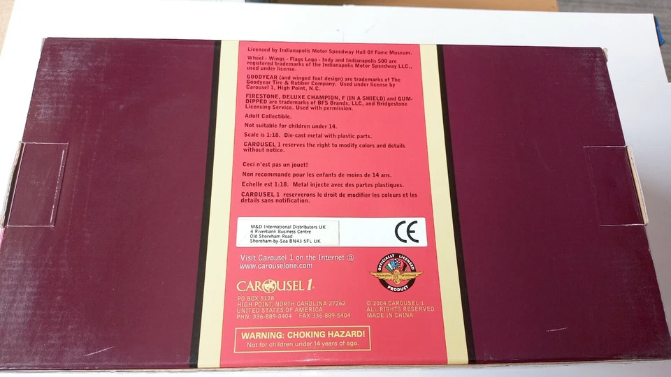 CAROUSEL 1	CAROUSEL 1-4412	DIECAST	1/18	WATSON ROADSTER Indy Nº 26 Norm Hall 196 - Immagine 3 di 4