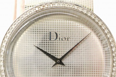 ChristianDior　腕時計 CHRISTIAN DIOR UNISEX DIAMOND BEZEL STAINLESS STEEL WRIST