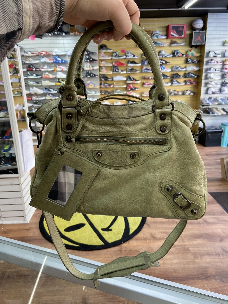 Balenciaga Medium City Shoulder Bag Brown #14 Balenciaga Medium City Shoulder Bag Brown