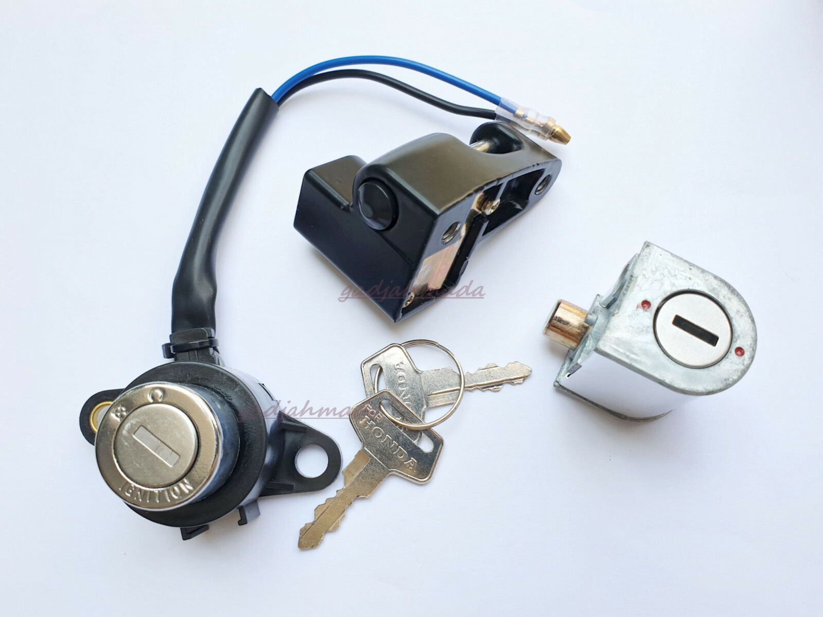 Set Honda Cub 50 C50 '69 Main Switch Combination Kit Steering Lock