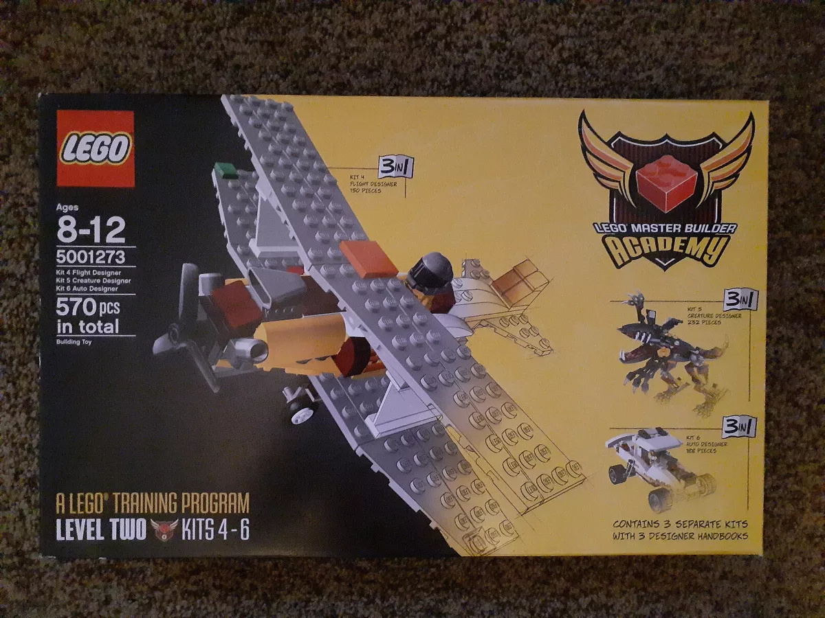 LEGO: Master Builder Academy; A LEGO Training Program, LEVEL 2 Kits 4-6.  (NEW)