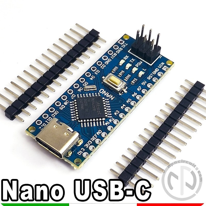 Carte NANO V3 ATmega328P USB C Soudée Compatible Arduino - Foto 3