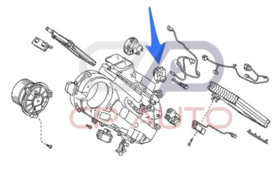 08 - 15 TOYOTA LAND CRUISER REAR HVAC AIR BLEND ACTUATOR SERVO
