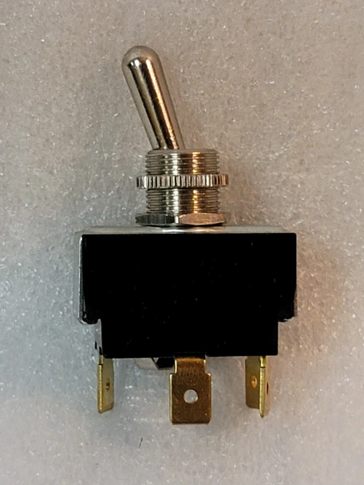 Interruptor de palanca de 4 clavijas con tuerca Foto 2 de 4
