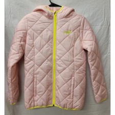 Puma Girl's Packable Quilted Puffer Coat Crystal Rose Size XL 16 New