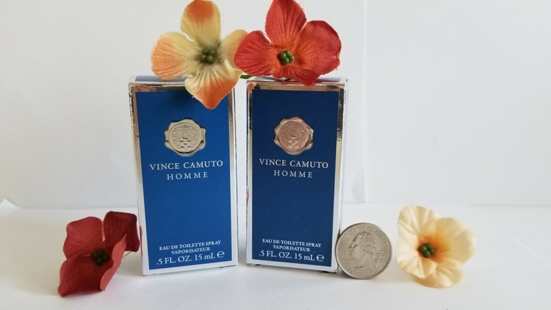 Vince Camuto Homme By Vince Camuto 2 Pcs.EDT. Spray Travel Size 0.5Fl.oz / 15 ml