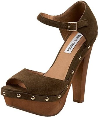 steve madden wooden heels
