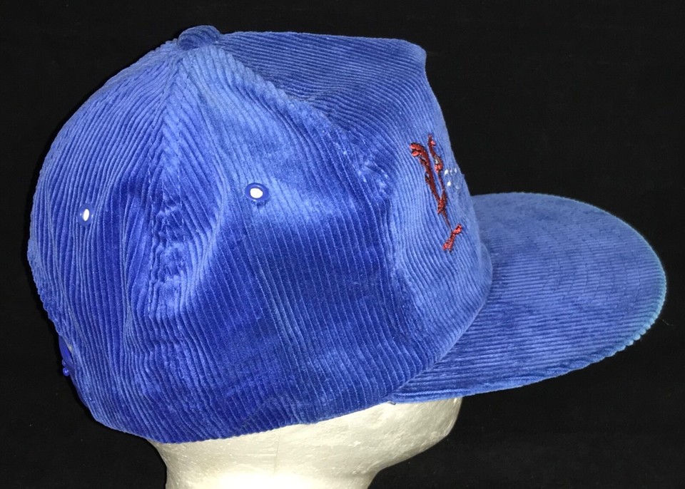 Vtg Roadrunner Rhodeway Chula Vista San Diego Corduroy Hat Snapback NOS