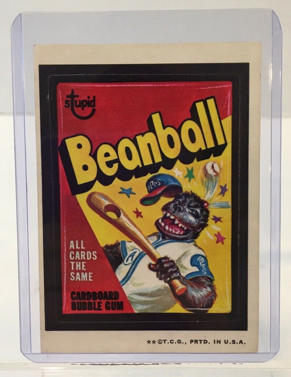 1973 Topps Wacky Packages Beanball Trading Card Sticker | eBay