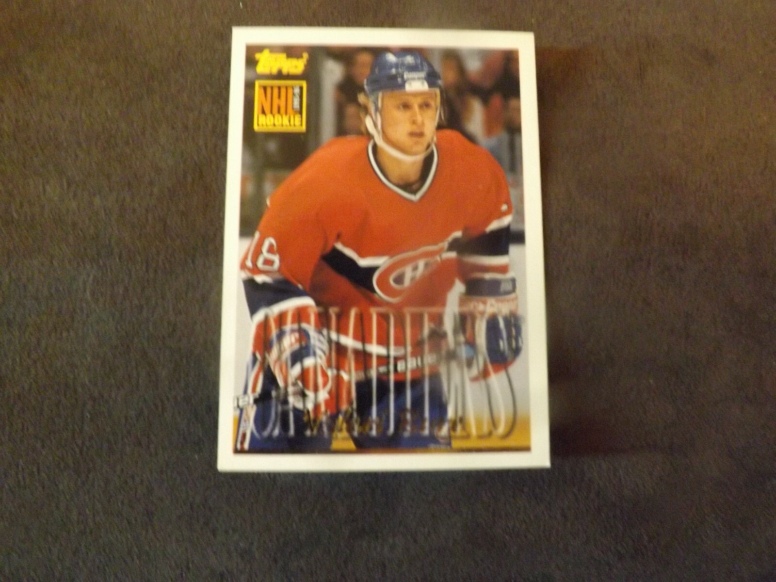 1995-96 Topps Valeri Bure Rookie Card