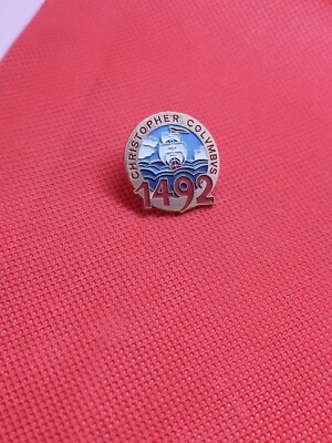 PINS ANSTECKNADEL REVERSNADEL ABZEICHEN SAMMLUNG VINTAGE LOGO CHRISTOPHER COLVMBVS 1492