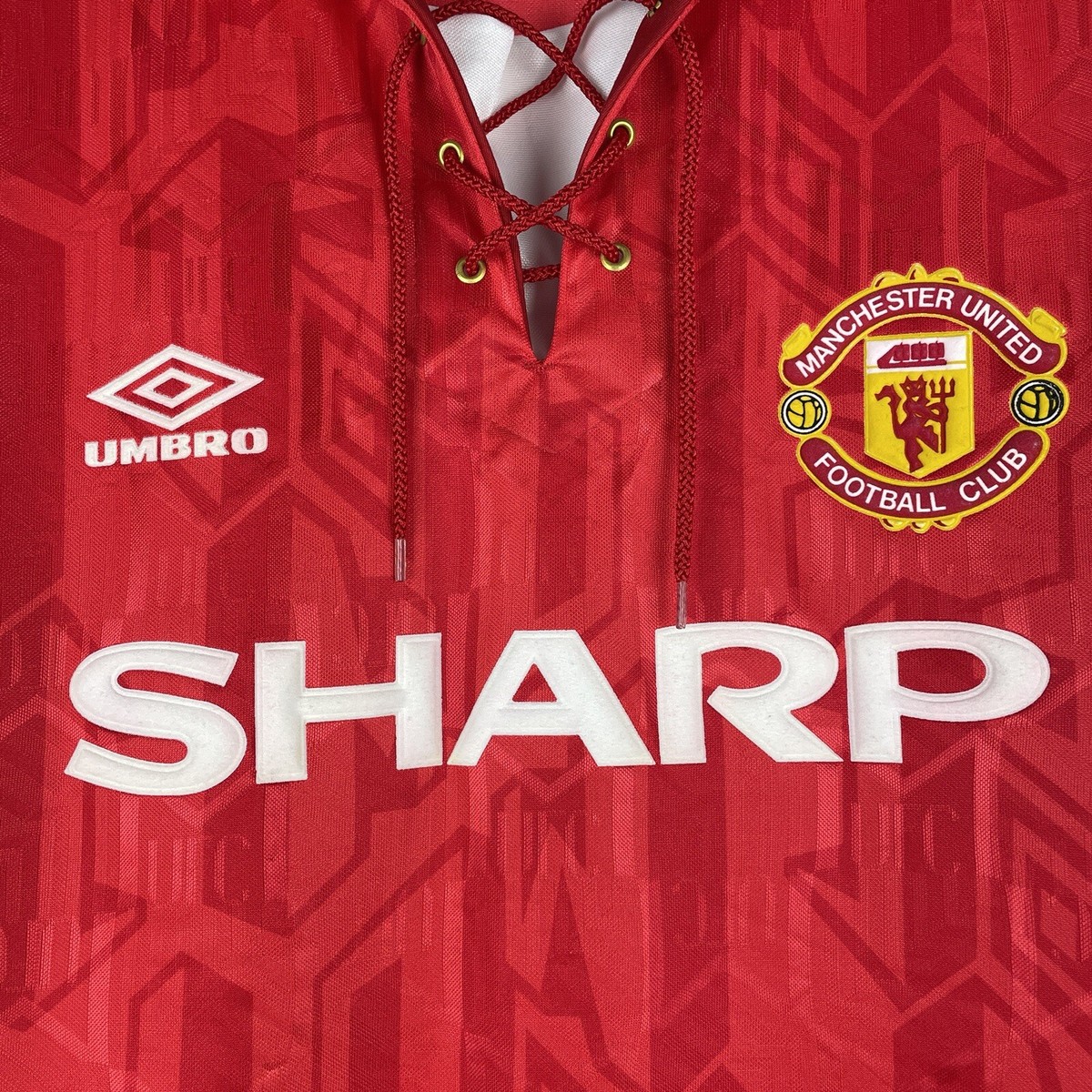 Manchester United 1992-1994 Umbro Vintage Home Football Manchester United 1992-1994 Umbro Vintage Home Football