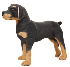 Peluche cane Doberman Pinscher 10 pollici peluche bambola bambini regali