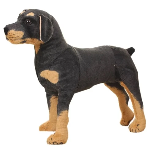 Dobermann Pinscher Hund Plüschtier Plüsch Spielzeug Puppe Kinder Geschenke - Bild 1 von 7