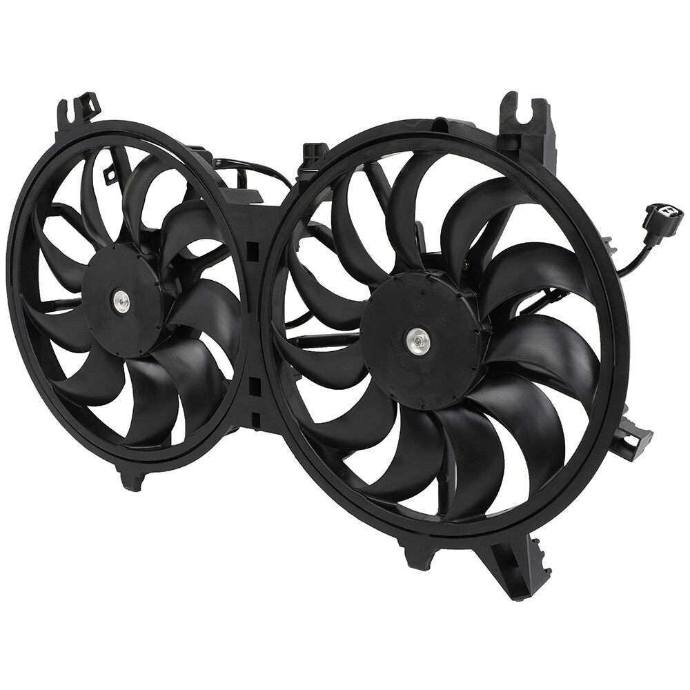 Radiator Condenser Cooling Fan Assembly For 2009-2020 Nissan 370Z 3.7L 3696CC V6