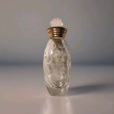 Vintage Mini Perfume Bottle Christian Dior Eau De Dolce Vita 5 ml / 0.17 fl oz