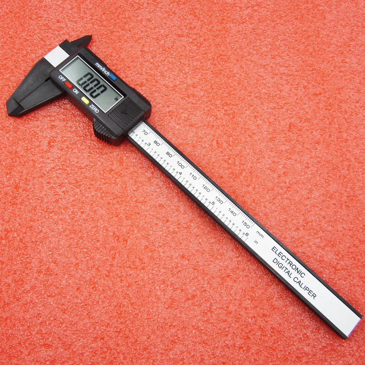 LCD Digital Electronic Carbon Fiber Vernier Caliper Gauge Micrometer (150mm, 6in) price in Egypt | Amazon Egypt