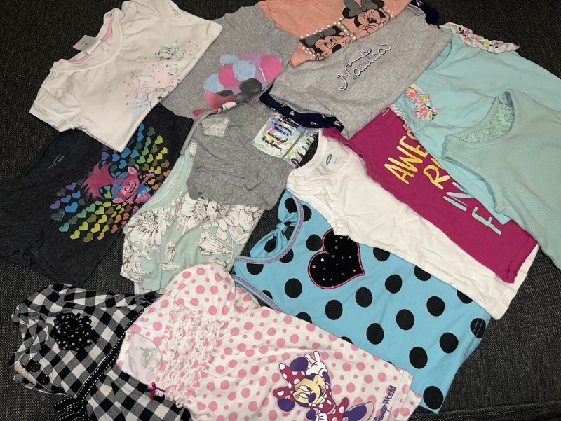 Old Nav, Disney Toddler Girls Shirts Tanks Graphic Summer Multi 4T Lot of 14