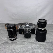 Miranda AIC RE-II 2 Film Camera w/Accessories Bundle RARE