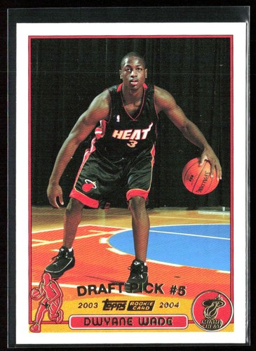 Dwyane Wade [Gold] #225 2003 Topps card