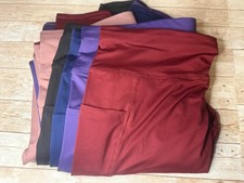 Plus Size Yoga / Workout Pants for Women w/ Front Pockets - Size 0X Choose Color