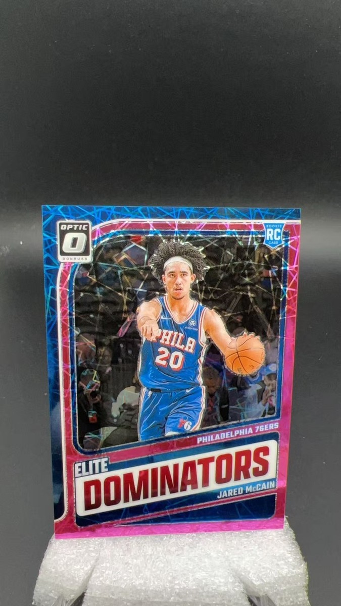 2024-25 Panini Donruss Optic Jared Mccain RC Elite Pink Velocity