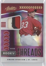 2020 Panini Absolute Rookie Threads Spectrum Purple 20/25 Kwang-Hyun Kim x5u