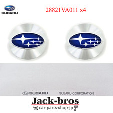 Jeu de 4 capuchons centraux de moyeu de roue d'origine Subaru Impreza 2015-20...