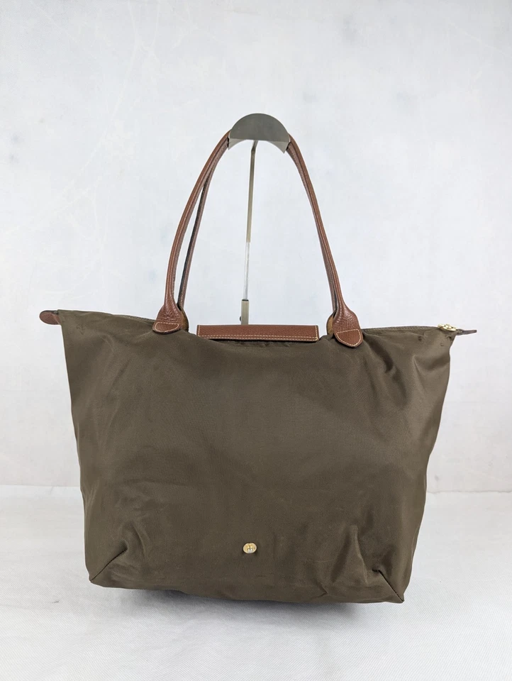 Longchamp Le Pliage – Preowned Nylon Tote Green Bag, Fast Dispatch! - Image 2 of 4