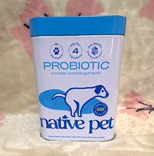 Native Pet Probiotic Powder Digestion Aid Supplement for Adult Dogs, XXS-L