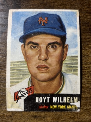 Hoyt Wilhelm #151 1953 Topps card