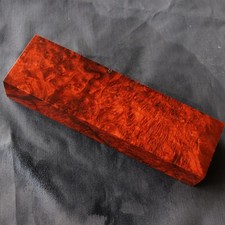 Amboyna Burl Blank Exotic Wood Knife Handle Woodworking 70 240 37mm 115