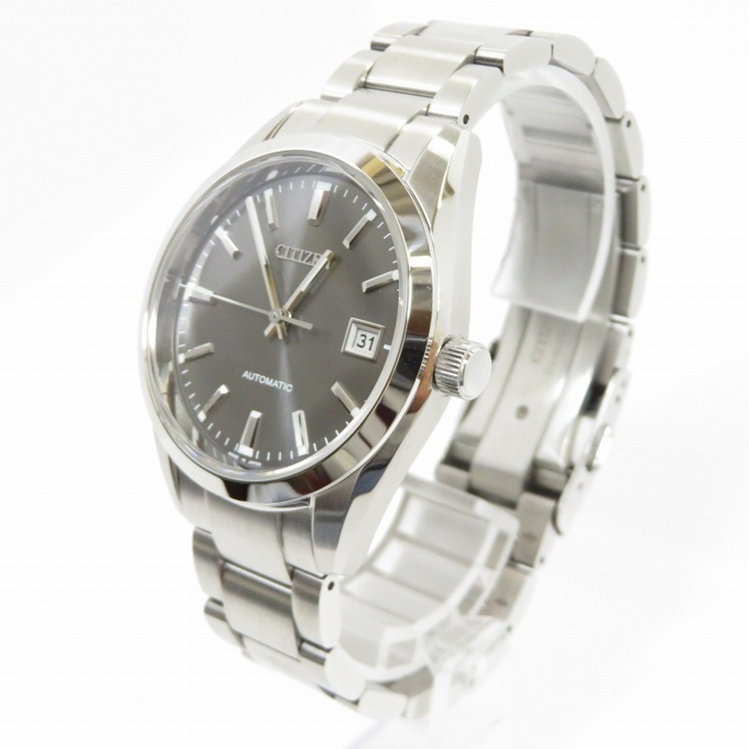 Citizen Watch Analog Automatic Used Men’s Silver 4.1cm Pre-owned From Japan From image 2